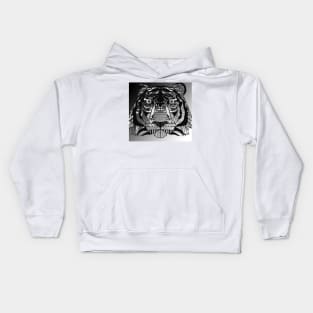 Tiger Mono Kids Hoodie